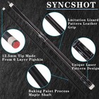 Pool Cue Stick 12 5mm Tip Canadian Maple 58 Inch 19oz Billiard