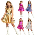 Us Girls Dress Sleeveless Skirt Elegant Costume A   line Tutu Flared Party Tulle