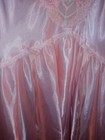 Vintage 80 s Victoria s Secret Gold Label Nightgown Pink Shiny