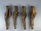 Antique 19th Century French Ormolu Gilt Bronze Furniture Applique Face Mask Legs