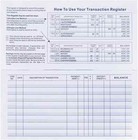 20 Pack Checkbook Register check Registers For Personal blank Ledger Transaction