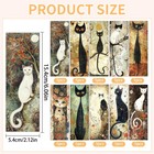 50 Pcs Funny Cat Paper Bookmarks  Cute Animal Book Marks For Men Women  Artis   