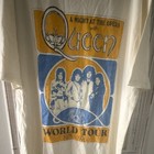 New- Queen A Night At The Opera World Tour 1975-1976 Graphic T-shirt Cream Xxl