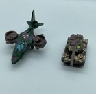 Lot  2  Kenner Kpt89 Mega-force Micro Machines Metal Diecast Jet Fighter   Tank