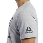 Reebok Men s Grey Ufc Fan Gear Logo T-shirt Fk2345