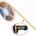 1m 5m Cob Led Strip Lights 5mm 400led m With Rf Remote Dimmable Power Supply Kit