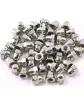 3 8-24 Stainless Steel Hex Acorn Cap Nuts - Fine Thread  6 Pieces  