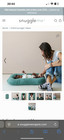 Snuggle Me Toddler Lounger Moss Organic