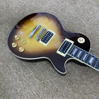 Standard Electric Guitar  Lp Brown Chrome Parts Mahogany Body neck