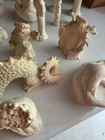 Huge Lot 35  Unpainted Ceramic Bisque Fantasy Wizards Dragons Angels Ready Paint