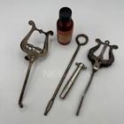 Frank Holton Band Lyres Pitch Pipe Electric Oil Vintage Tools Lot Of 5