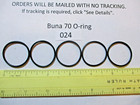 024 O-ring  1-1 8  Id X 1-1 4  Od X 1 16   Thick  Buna-70   Quan 5 
