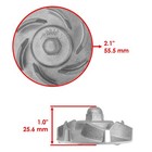 Caltric Water Pump Impeller For Kawasaki Vulcan 500 Ltd En500 1996-2005