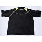 Guinness Rugby Polo Shirt Mens Xxl Black Yellow Embroidered Harp Short Sleeve