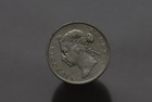               Honduras British 50 Cents 1895 Silver Victoria B84  k1104