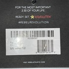 Rebel Athletic Revolution Cheer Shoe Bag Black Red Gold Mesh Re00bk02y Nwt