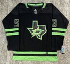 Wyatt Johnston Signed Dallas Stars Alternate Jersey Beckett Coa