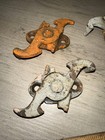 Vintage Window Sash Locks Latches 4 Total  Chippy Paint Nice Patina   2