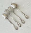 Oneida Stainless Tribeca 1 Teaspoon 2 Salad Forks   1 Oval Soup Spoon Glossy