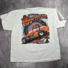 Vintage Jan Opperman Original Outlaw Sprint Car Racing T Shirt White Mens 2xl