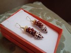 Beautiful 1  Kahelelani Shell Earrings W  Hebrew Cone Shells In Poe Poe Design  