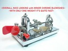  vibroplex 1945  original  Deluxe Telegraph Key Bug With Case reconditioned  
