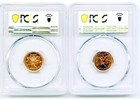 2012 1c Canada Penny 2-coin Set Pcgs Ms66 Rd Zinc   Steel Last Year Issue Cent