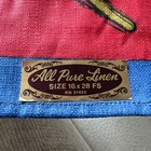 1971 Linen Calendar Towel        bless Thee Lord    Kitchen Blessing     Unused Mcm