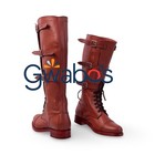 Us Cavalry 3-buckle Leather Boots Vintage Military Riding Combat Boot Men   s Size