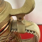 Avon 1987 Gold Rush Beer Stein W Lid In Relief  Made Brazil  8   
