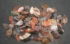 100 Bent Thin Chip 1 2  To 1 9  Flint Arrowhead Spear Point Knife Blade Bb659