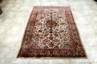 9x6 1940 s Museum Masterpiece Mint Antique Hand Knotted Hunting Quomm Wool Rug