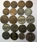 20 Us Coin Collection Lot 1864-1945 Actual Coins Obsolete Silver  Old Us Type
