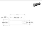  10  3 8 X 1-1 16    Clevis Pin Steel Zinc 1  Usable 5 32 Hole