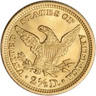 Us Gold  2 50 Liberty Head Quarter Eagle - Bu - Random Date