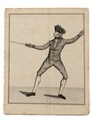 Antique 18th-century Fencing Engraving Collection Framed Prints