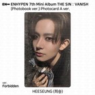 Enhypen The 7th Mini Album The Sin vanish Photobook Ver  Photocard Postcard Kpop