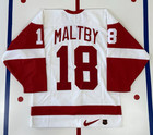Detroit Red Wings Signed Kirk Maltby 1997 Stanley Cup Finals Nhl Hockey Jersey