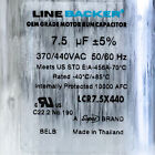 Supco Capacitor Oval Run 7 5 Uf Mfd 370 440 Volts For Hvac Motors