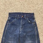 Vintage 50s Circle S Ranch Blue Jeans Youth Boys 24x18 Denim Usa Made