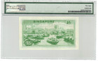 1967 Singapore 5 Five Dollars     Orchid  Pick  2a  Pmg Choice Au 58