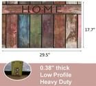 Welcome Home Mats For Front Door Entrance Non Slip Rubber Door Mat Heavy Duty   