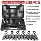208-piece Professional Screwdriver Bit Set  1 4  Hex Shank Screwdriver Bits     