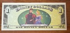 2013 A  1 Maleficent   Aurora Sleeping Beauty Disney Dollar Crisp Unc Disneyland