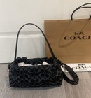 Cde45 New Faye Shoulder Bag Signature Denim 2way Black