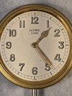 Vintage Olympic 8-day Car Clock Mechanical Wind-up Swiss 6j Runs Parts repair