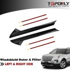 Windshield Outer A Pillar Trim Molding  1 Pair  compatible With 2011-2019 Ford E