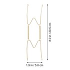 10 Pcs Spring Hanging Pan Hook Plate Wall Hangers Decorative Rack