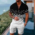 Mens Sweatsuit Short Sleeve T Shirts   Shorts Set 2-piece Set Summer-outfit New