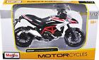 2013 Ducati Hypermotard Sp White With Black And Red Stripes 1 12 Diecast Model